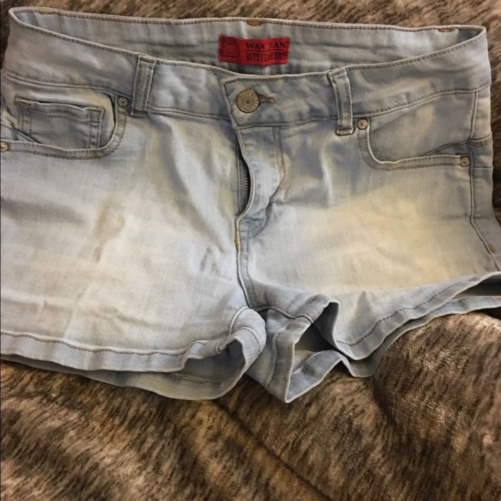 Wax Jean Shorts